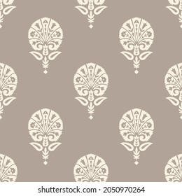 Seamless decorative floral pattern design