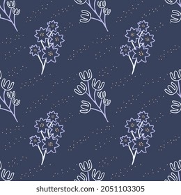 Patrón vectorial floral sin inconvenientes
