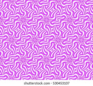 Seamless decorative geometric floral pattern. vector illustration. lilac color Seamless decorative geometric floral pattern. vector illustration. lilac color