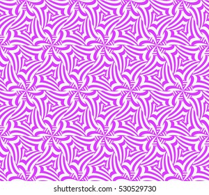 Seamless decorative geometric floral pattern. vector illustration. lilac color