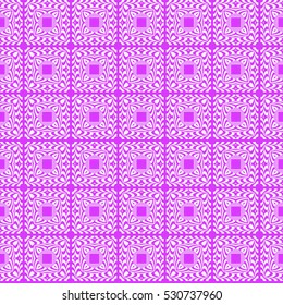 Seamless decorative geometric floral pattern. vector illustration. lilac color