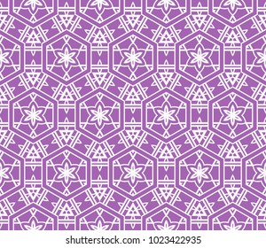 Seamless decorative geometric modern pattern. vector color illustration.