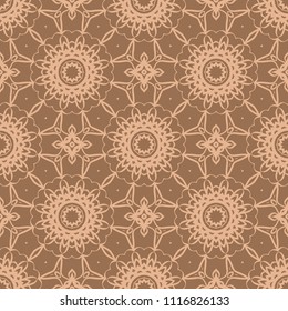 Seamless decorative geometric modern pattern. sad vector color illustration