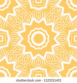 Seamless decorative geometric modern pattern. sad vector color illustration