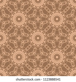 Seamless decorative geometric modern pattern. sad vector color illustration