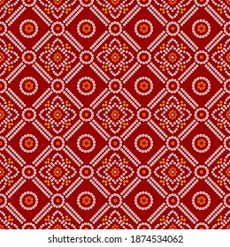 seamless decorative geometric patoda Bandhani stole background 