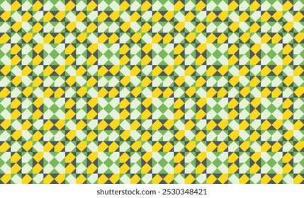 Seamless decorative geometric pattern combination of colorful shapes. Perfect for printing, design backgrounds, wallpaper and tiles, gift wrapping