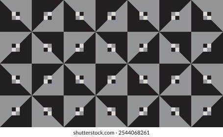 Seamless decorative geometric pattern combination of colorful shapes. Perfect for printing, design backgrounds, wallpaper and tiles, gift wrapping