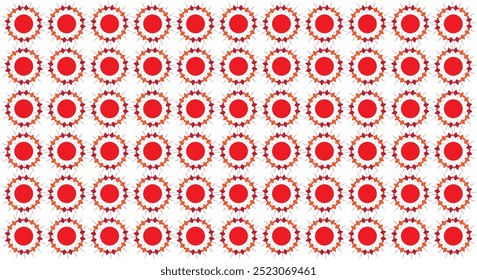 Seamless decorative geometric pattern of flower shapes arranged like a colorful chessboard. Perfect for printing, design and textiles