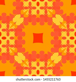 Seamless decorative geometric pattern. Ornamental background. Colorful design for textile, fabric, web.