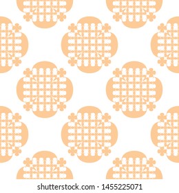 Seamless decorative geometric pattern. Ornamental background. Colorful design for textile, fabric, web.