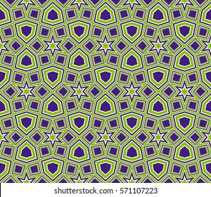 Seamless decorative geometric patterns. vector illustration. for design, banners, invitations, fabrics.