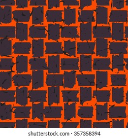 Seamless decorative grunge pattern. Vector illustration