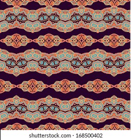 Seamless decorative laced pattern 