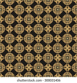 Seamless decorative laced  pattern
