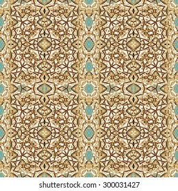 Seamless decorative laced  pattern