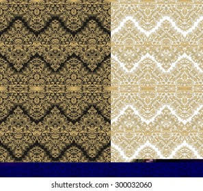 Seamless decorative laced  pattern