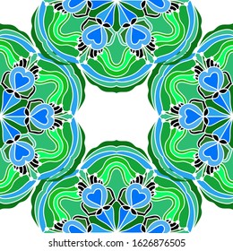 Seamless decorative mandala pattern. Abstract background texture for design