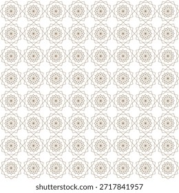 Seamless decorative mandala pattern design background