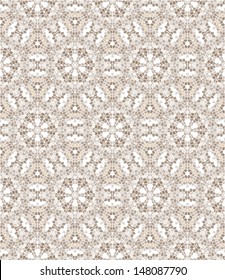 Seamless decorative mosaic kaleidoscopic background