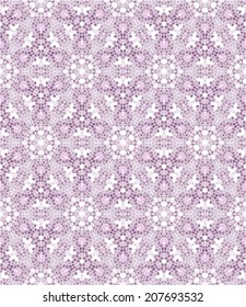 Seamless decorative mosaic kaleidoscopic background
