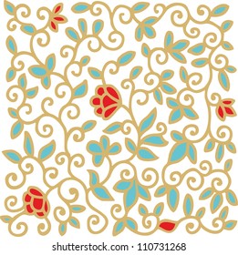 seamless decorative ornament