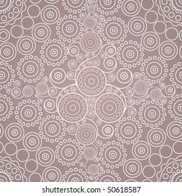 Seamless decorative ornament