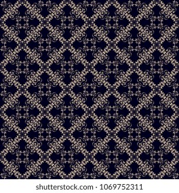 Seamless decorative ornament on background. Seamless wallpaper pattern. Floral ornament on background. Trendy wallpaper pattern
