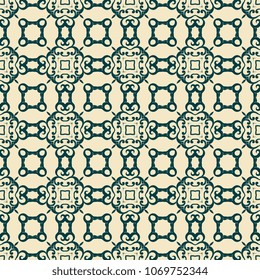 Seamless decorative ornament on background. Seamless wallpaper pattern. Trendy wallpaper pattern