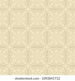Seamless decorative ornament on background. Seamless wallpaper pattern. Floral ornament on background. Trendy wallpaper pattern