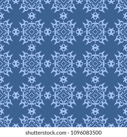 Seamless decorative ornament on background. Seamless wallpaper pattern. Trendy wallpaper pattern