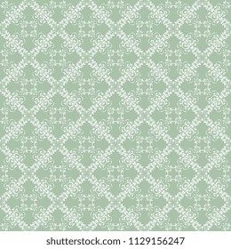 Seamless decorative ornament on background. Seamless wallpaper pattern. Floral ornament on background. Trendy wallpaper pattern