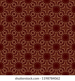Seamless decorative ornament on background. Wallpaper pattern. Floral ornament on background. Trendy wallpaper pattern