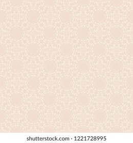 Seamless decorative ornament on background. Wallpaper pattern. Floral ornament on background. Trendy wallpaper pattern