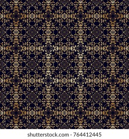 Seamless decorative ornament on background. Floral ornament on background. Wallpaper pattern. Contemporary pattern