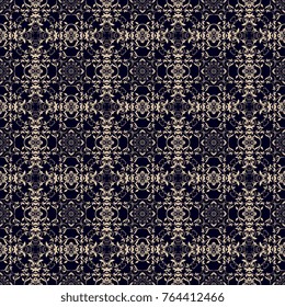 Seamless decorative ornament on background. Floral ornament on background. Wallpaper pattern. Contemporary pattern