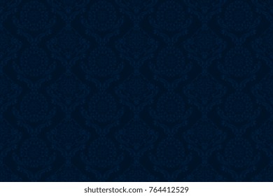 Seamless decorative ornament on background. Floral ornament on background. Wallpaper pattern. Contemporary pattern