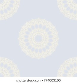 Seamless decorative ornament on background. Wallpaper pattern