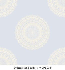 Seamless decorative ornament on background. Wallpaper pattern