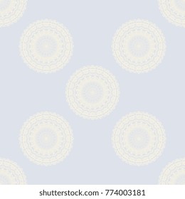 Seamless decorative ornament on background. Wallpaper pattern