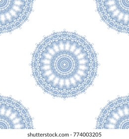 Seamless decorative ornament on background. Wallpaper pattern