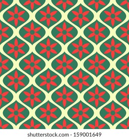 Seamless decorative ornamental abstract pattern