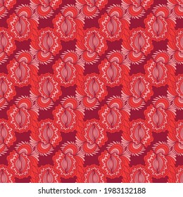Seamless decorative ornamental pattern in minimalists style. Abstract background. Modern texture graphic design. 