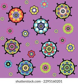 patrón ornamental decorativo sin soldadura, para textiles, papel tapizado, impresión