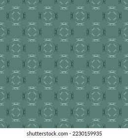 Seamless decorative ornamental texture. Vector background for textile, wrapping paper, wallpaper, scrapbook. Colorful pattern for surface design.