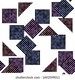 Decoración impecable. Fondo abstracto de forma rayada para textil, papel, papelería, diseño de tela.