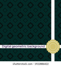 Seamless decorative pattern with arabic ornament. Vector illustration
