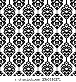 diseño decorativo impecable. adorno ornamentado en blanco y negro. encaje. garabatos. página de color. imprimir. ilustración vectorial.