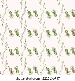 Seamless decorative pattern. Colorfu texture. Graphic background in minimalist style. Vector illustration. 