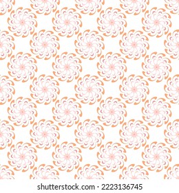 Seamless decorative pattern. Colorfu texture. Graphic background in minimalist style. Vector illustration. 